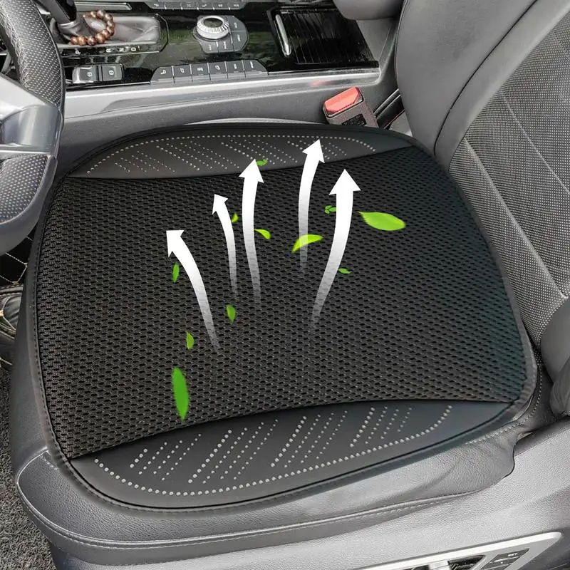 Car Seat Cooler USB Seat Cushion Cool Car Seat Cushion With 5 Fans For Car Driving Cushion Cooling Pad Breathable Comfort Design