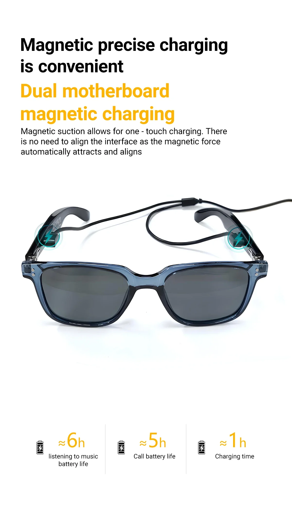 GT-51 occhiali da vista Al occhiali da traduzione intelligenti Occhiali da sole da traslazione VoiceRemoteControl Occhiali musicali Occhiali da vista impermeabili