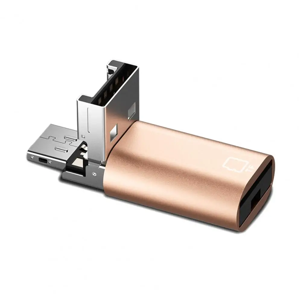 Usb-c Card Reader Universal 2-in-1 Sd Tf Memory Card Reader High-speed Plug-and-play Compact Size No Driver Type-c Card Reader