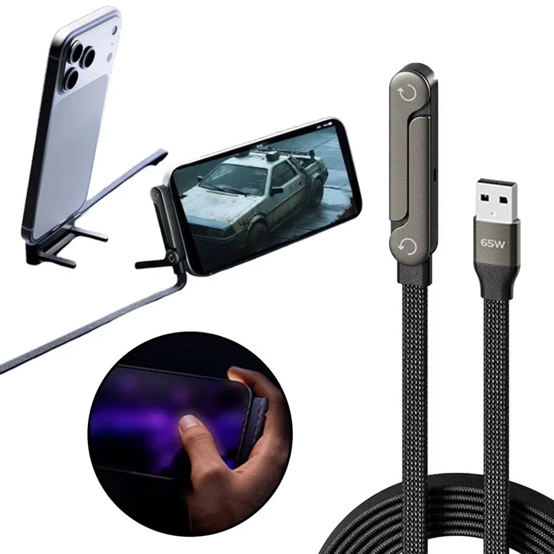 carregador-com-suporte-oculto-de-65w-cabo-usb-para-c-com-carregamento-rapido-novidades-em-estoque