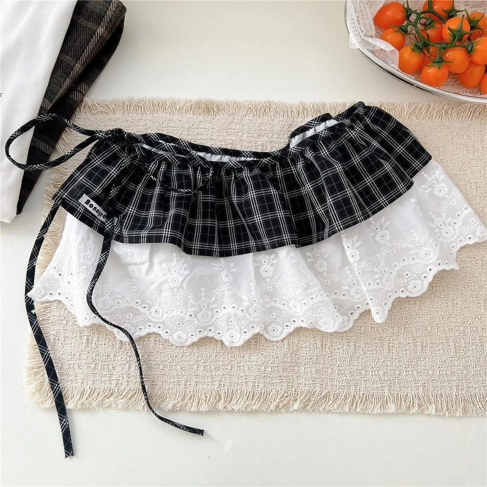 saia-curta-de-estilo-balletcore-com-xadrez-estilo-coreano-com-babados-empilhados-saia-mini-de-renda-em-estilo-campestre-para-meninas