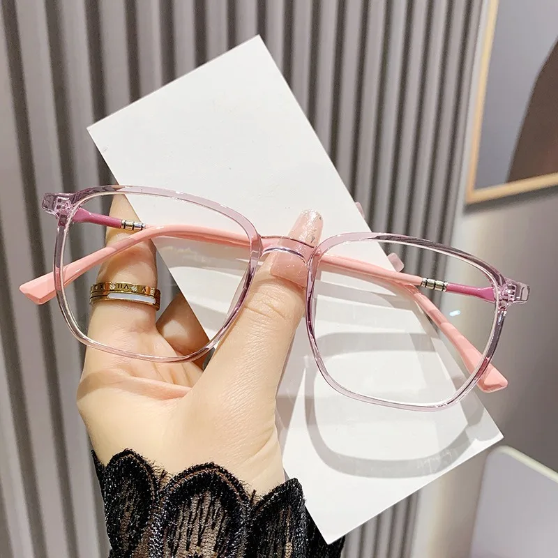 Fortschrittliche koreanische Version, ultraleichte Lesebrille für Damenmode, HD-Anti-Blaulicht-Brille, 0 +1,0~+4,0
