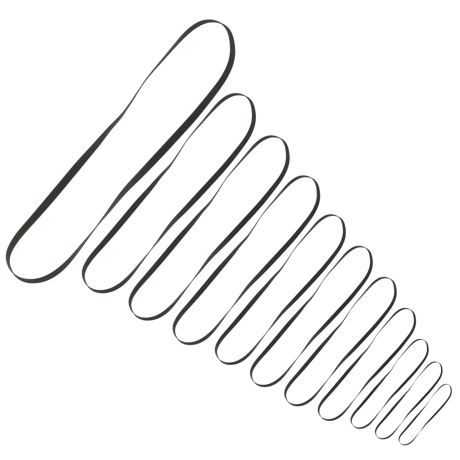 

11 Pcs Transmission Belt Durable Record Player Replacement Vinyl Machine Drive Turntable Phonograph Parts Accessories