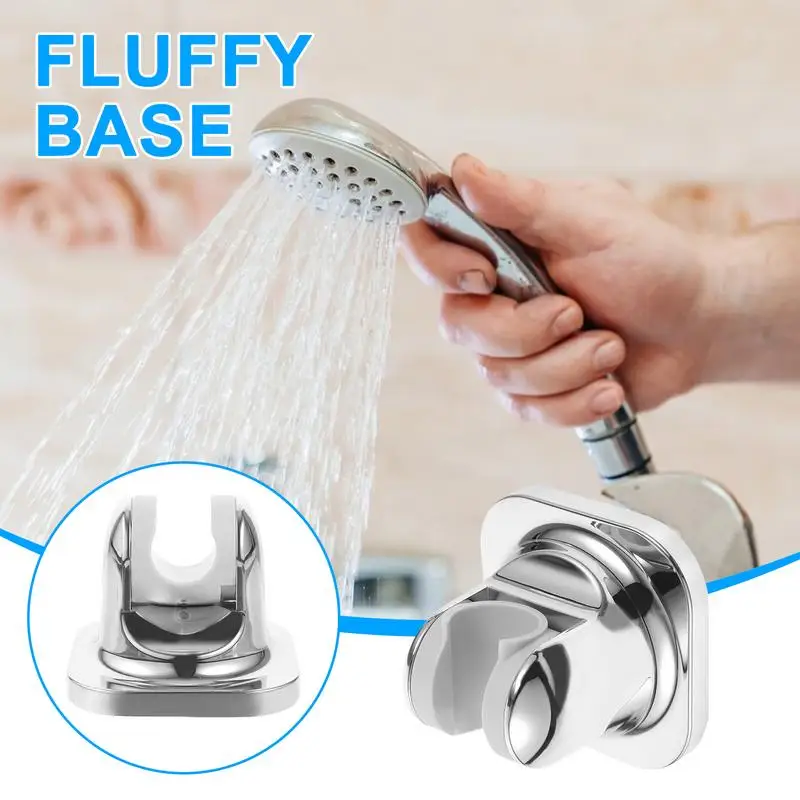 Shower Head Holder Nail-Free Adjustable Installation Removable Hand Showerhead Holder Suitable For Kitchen Home Bathroom