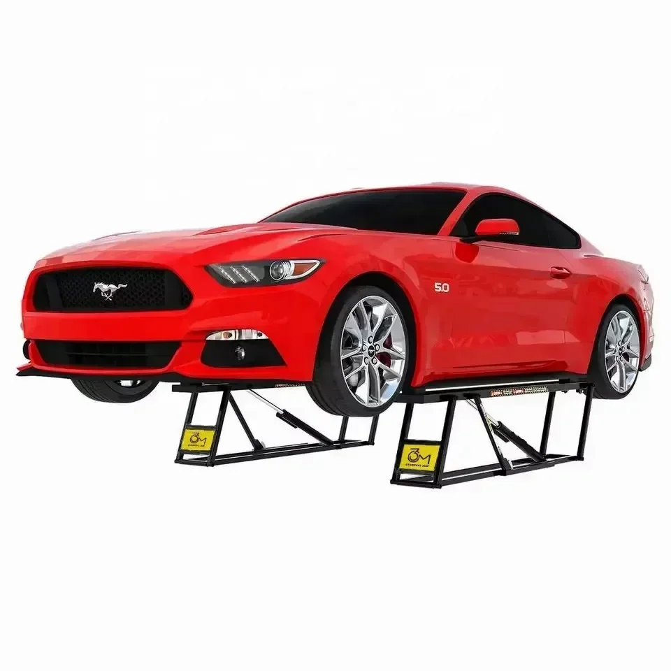 5000LBS MINI Car Lift With CE Electric Portable Hydraulic scissor car lift Mobile 8000LBS Car Jack Quick Lift HOT SALES