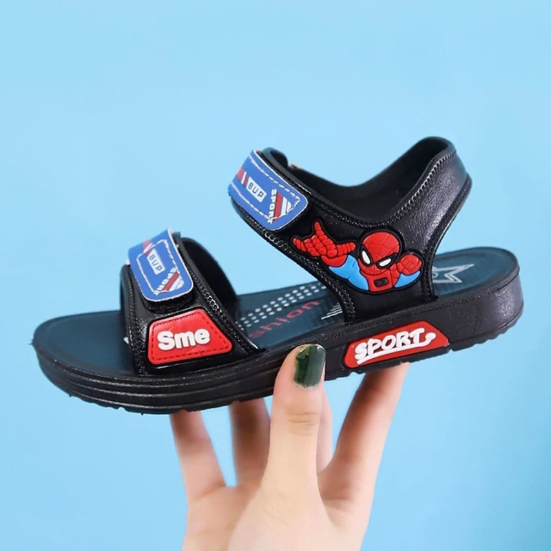 

Disney Boys Sandals Summer Kids Fashion Shoes Toddler Baby Boys Sandals Infant Casual Beach Children Outdoor Black Shoes