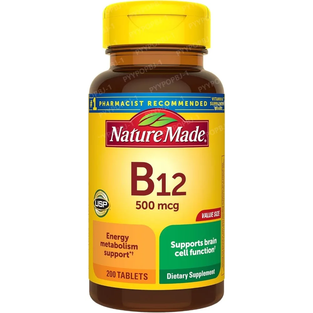 

Nature Made Vitamin B12 1000 Mcg Dietary Supplement for Energy Metabolism Support 160 Tablets 160 Day Supply