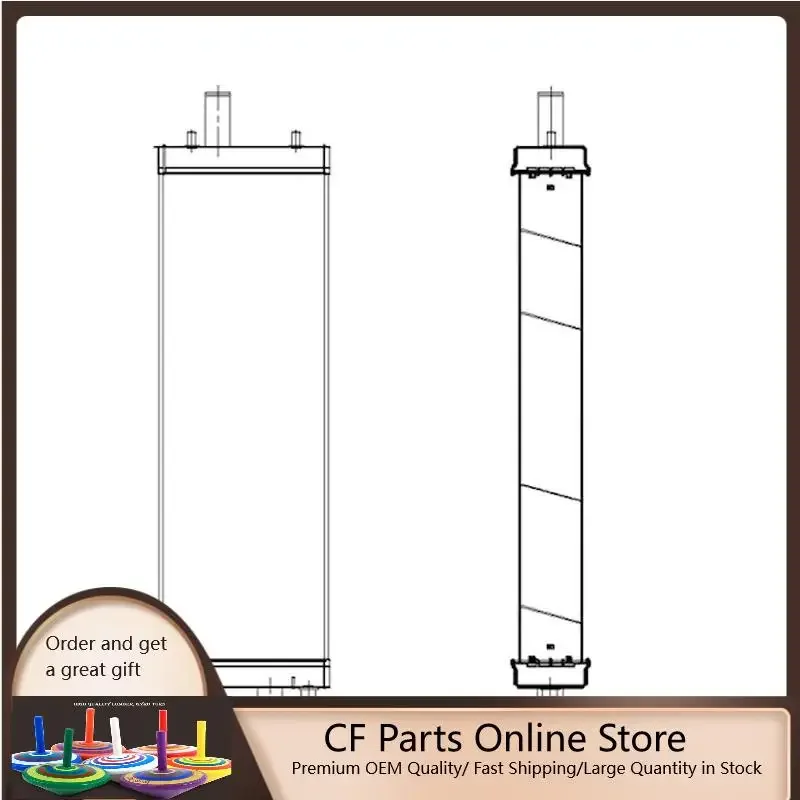 Buy For Komatsu Bulldozer D85EX-15E0 D85EX-15R D85PX-15E0 D85PX-15R Water Tank Radiator Ass'y 154-03-75913