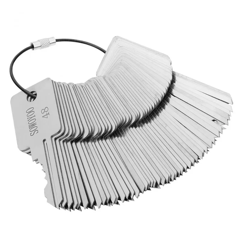 48 In 1 Locksmith Tools Lock Keys Set for Bull Head Lock for S Groove Lock For One Word Locks for SOWOYOO