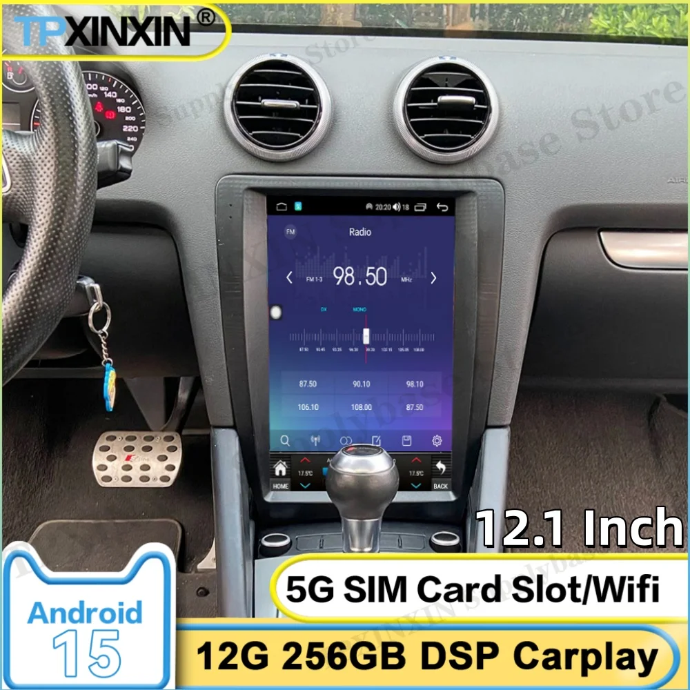 

Automotive Multimedia Android 15 Screen For Audi A3 S3 2008~2012 GPS Navigation Radio Video Stereo Receiver Carplay Head Unit