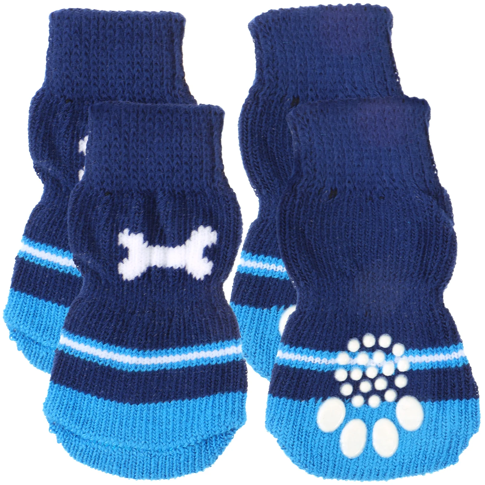 

Pet Socks For Dogs Non-Slip Sole Small Dog Socks Washable Cotton Paw Protector Portable Breathable Wear-Resistant Dog Paw