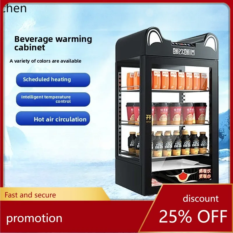 

HXL Commercial Desktop Hot Milk Convenience Store Beverage Coffee Milk Heating Cabinet Hot Drink Machine