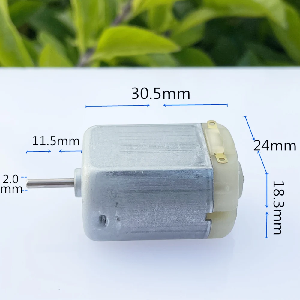 DC 3V-7.4V 27200RPM Mini 280 Motor FC-280-3545 High Speed Carbon Brush Strong Magnetic 24mm DIY Hobby Toy Car Boat Model 5V 6V