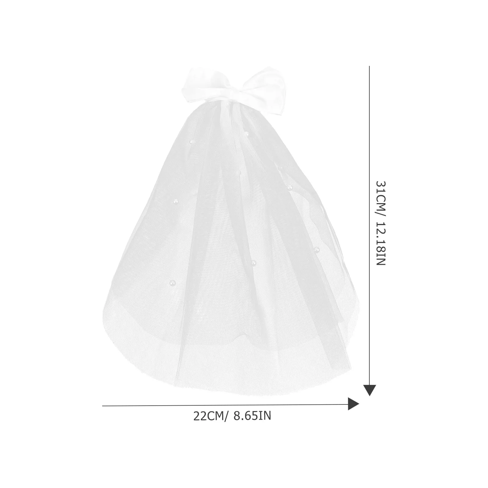 

Pet Bow Headdress White Bridal Veils Dog Bride Veil Wedding Bow-knot Headgear Pets Wedding Costume Decor Dog Accessories