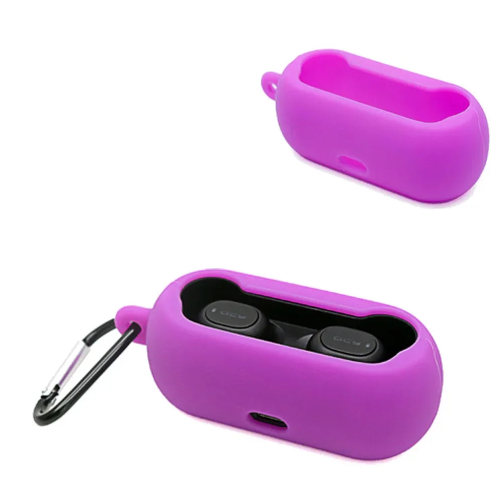 Waterdichte siliconen beschermhoes voor oordopjes, compatibel met SoundPEATS TrueFree QCY T1 draadloze oordopjes