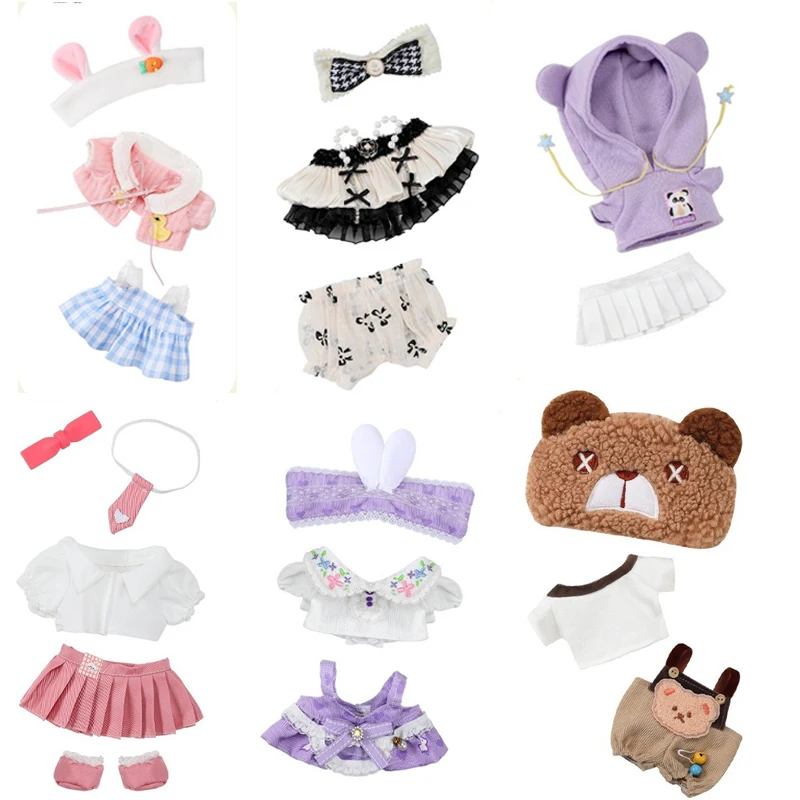 

Кукольная одежда для кукол Idol 20 см, аксессуары, юбка для колледжа, платье с капюшоном, комбинезон для суперзвезды, хлопковая кукла, игрушки в подарок