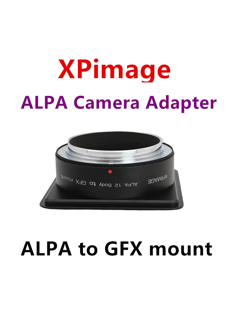 XPimage ALPA large frame camera adapter suitable for Fuji GFX medium frame 44/33 camera adapter with thickness 21mm PLUS MAX TC