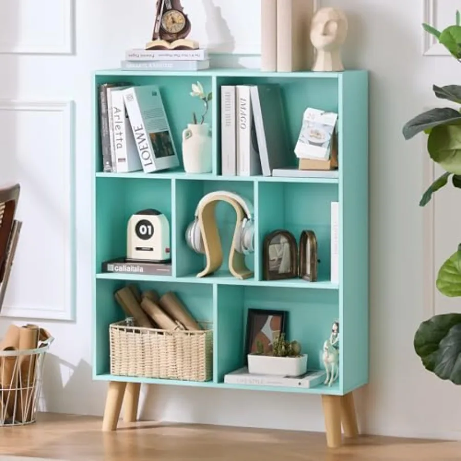 7 Cube Bookshelf 3-…