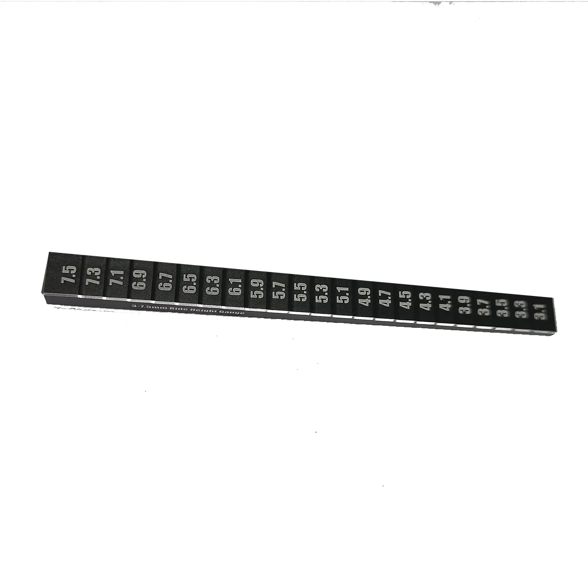 High-end Ruler Metal Measuring Tools 2-in-1 Vehicle Height Gauge + Bottom Stop Ruler for 1/10 Rc Touring Car & Drift Car