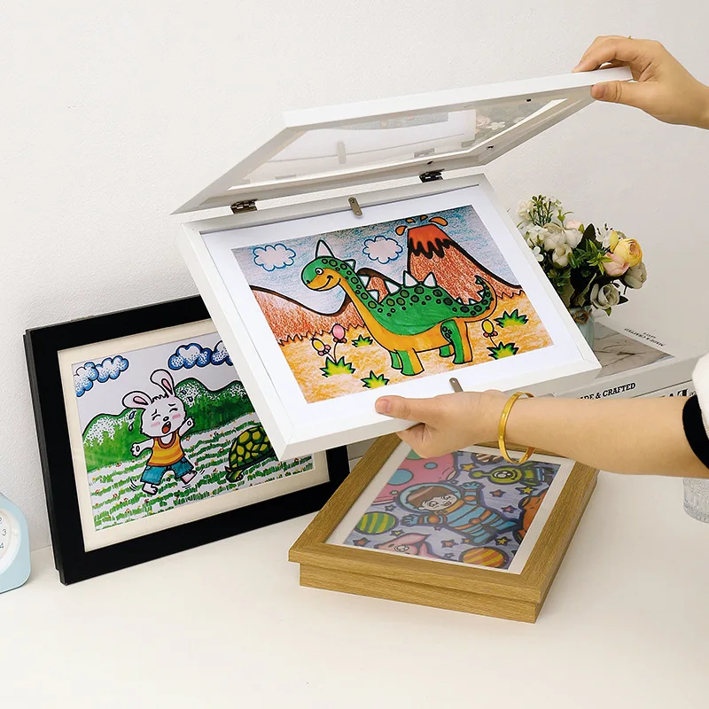 

Рамка А3/А4 детская для рисования, магнитное переднее отверстие для плаката, фото-рисования, картины, Детские художественные Рамки