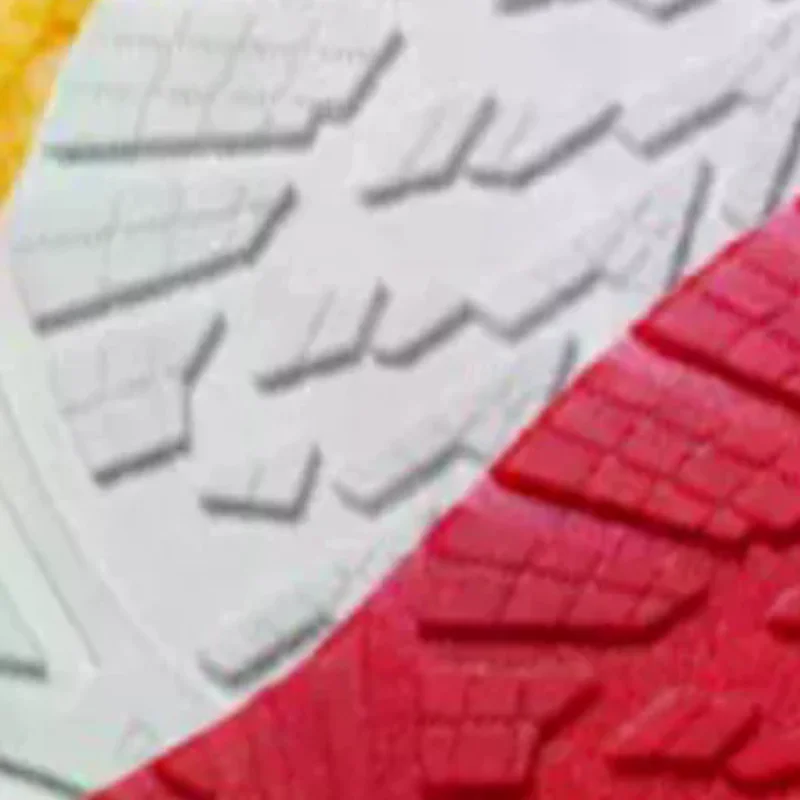 1 pair of foot pads for repairing anti slip sports shoes. The outsole can be cut with rubber sole stickers