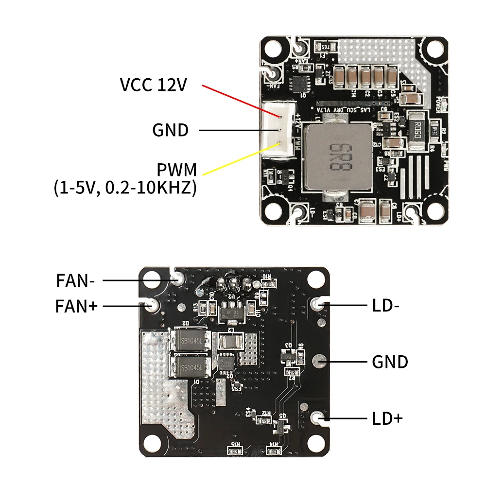 5.5W 12V Laser Driver 5V PWM for Laser Engraving Cutting Head Laser Module Engraver Wood Working Tools Accessories