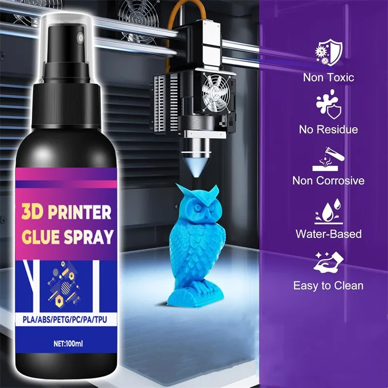 7oz سرير قوي طابعة ثلاثية الأبعاد لاصق الغراء رذاذ مكافحة تزييفها مناسبة ل PLA ، ABS ، PETG ، خيوط ASA ، ملحقات الطابعة ثلاثية الأبعاد #2