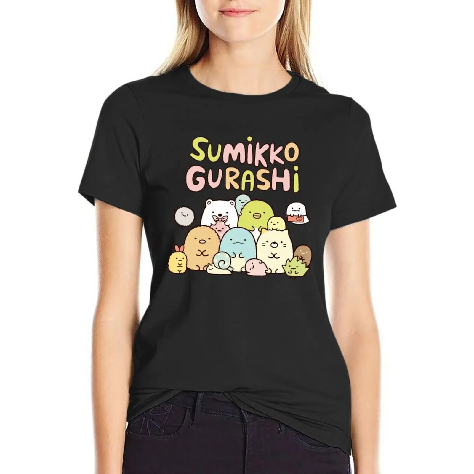 

Team Sumikko Gurashi: Uniting Cuteness and Friendship! T-shirt female hippie clothes vintage clothes Woman clothes