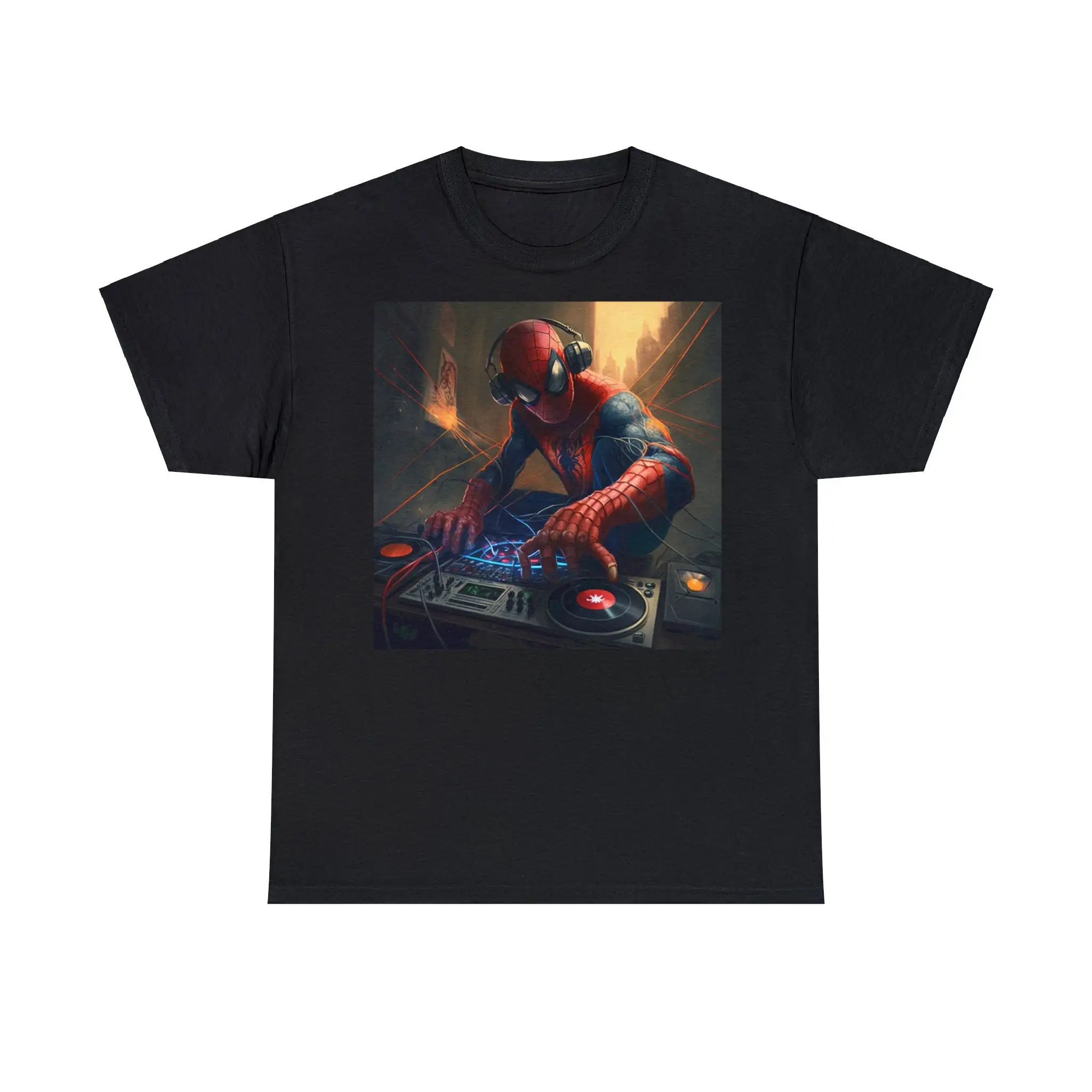 

Marvel Spider-Man Graphic Printing Summer Autumn Winter Cotton Men's and Women's T-shirts Short Sleeves Luxury Outdoor Sports