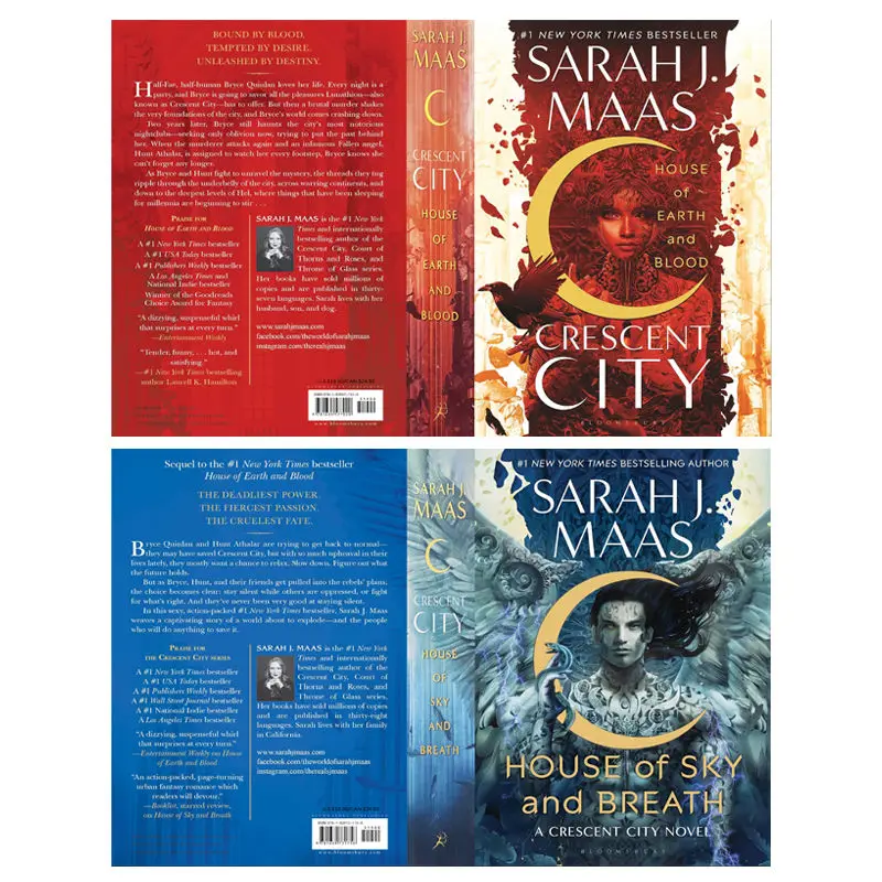 

A Crescent City Novel book in English Sarahj Maas house of sky and breath houe of earth and blood