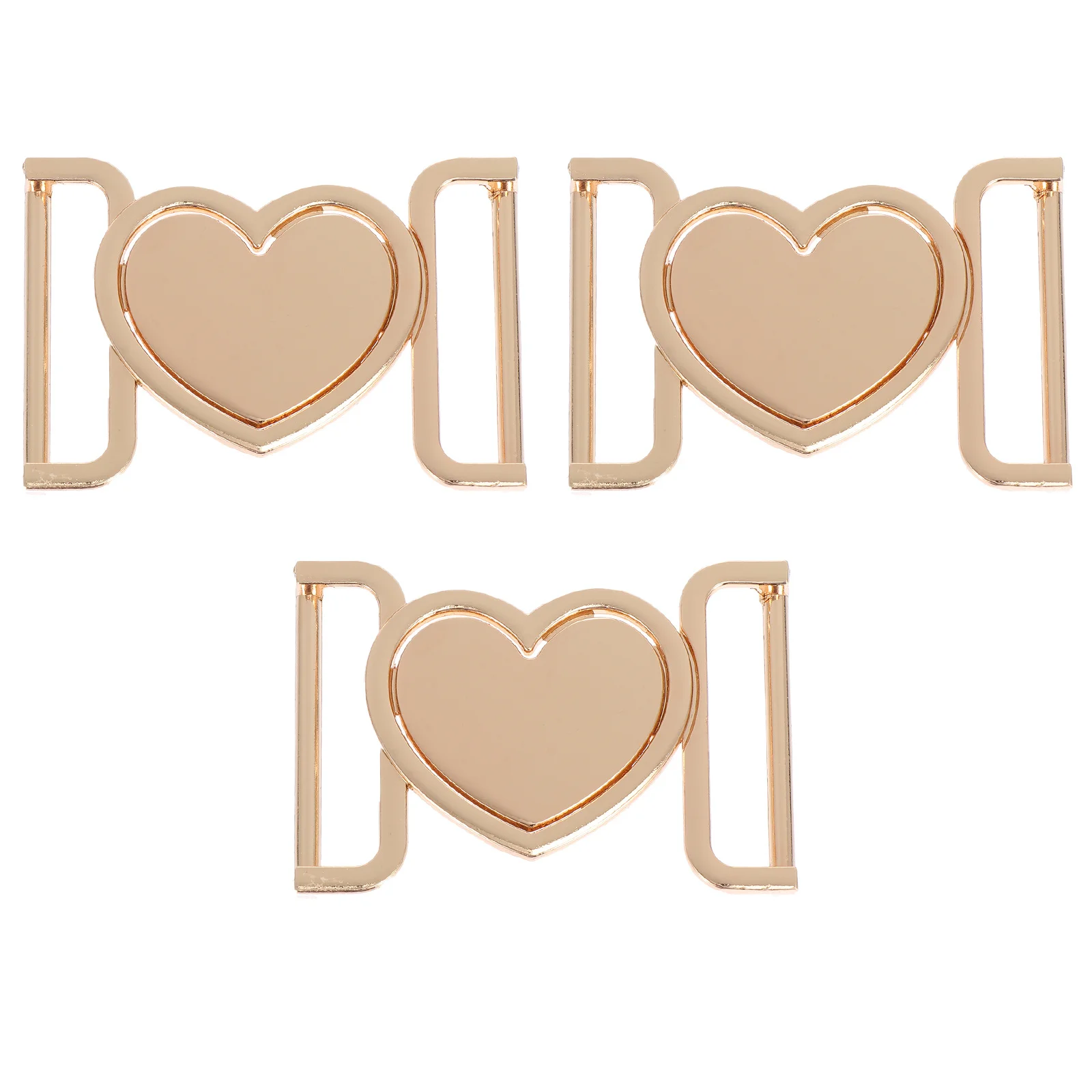 3 قطعة أبازيم حزام الخصر موصلات معدنية متشابكة تصميم بسيط عملية سلسة للمعاطف والسترات أبازيم حزام الخصر #6