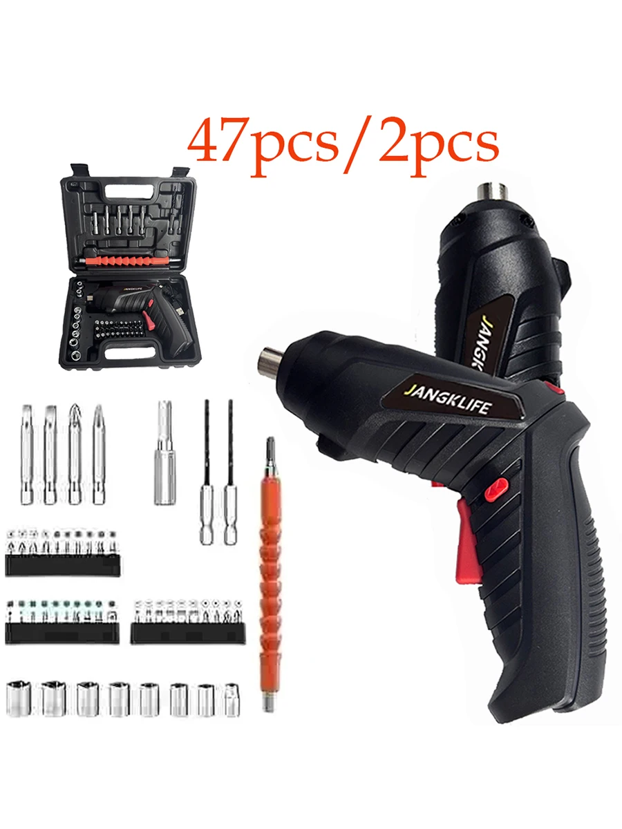 Electric Screwdriver Battery Rechargeable Cordless Screwdriver Powerful Impact Wireless Screwdriver Drill Electric Screw Driver