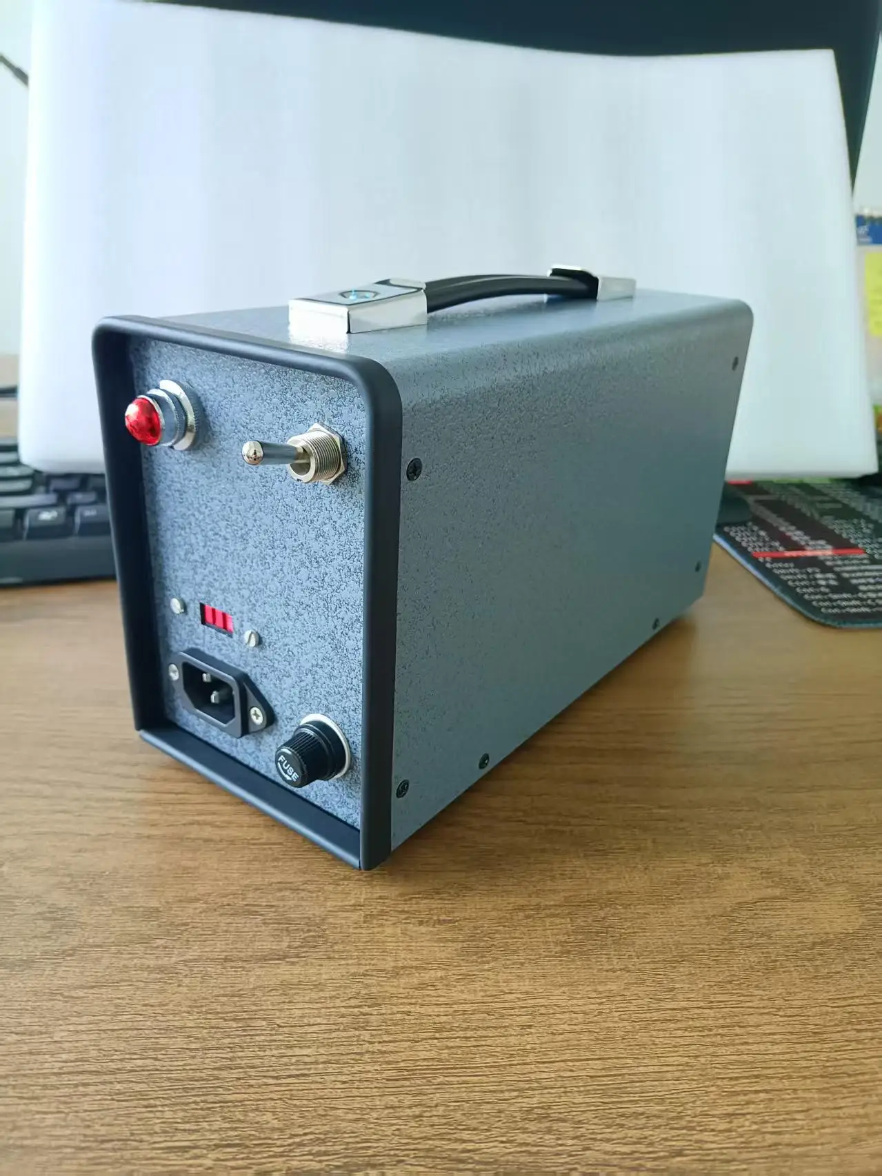 Caja de fuente de alimentación para Telefunken, piezas de fuente de alimentación, micrófono de bricolaje, productos de audio, micrófono