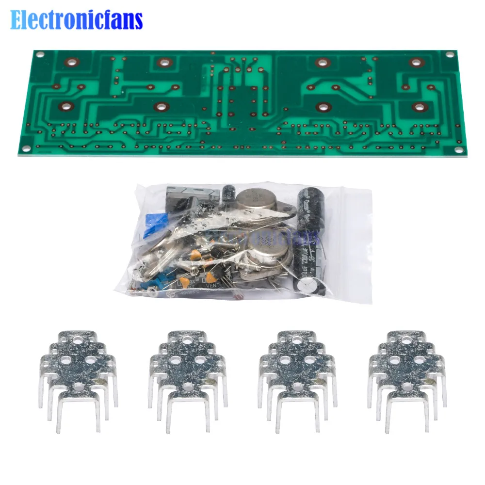 2 Channel OCL High Power Power Amplifier Board Module DIY Kits Volume Potentiometer Transformer Electronic Kits Components