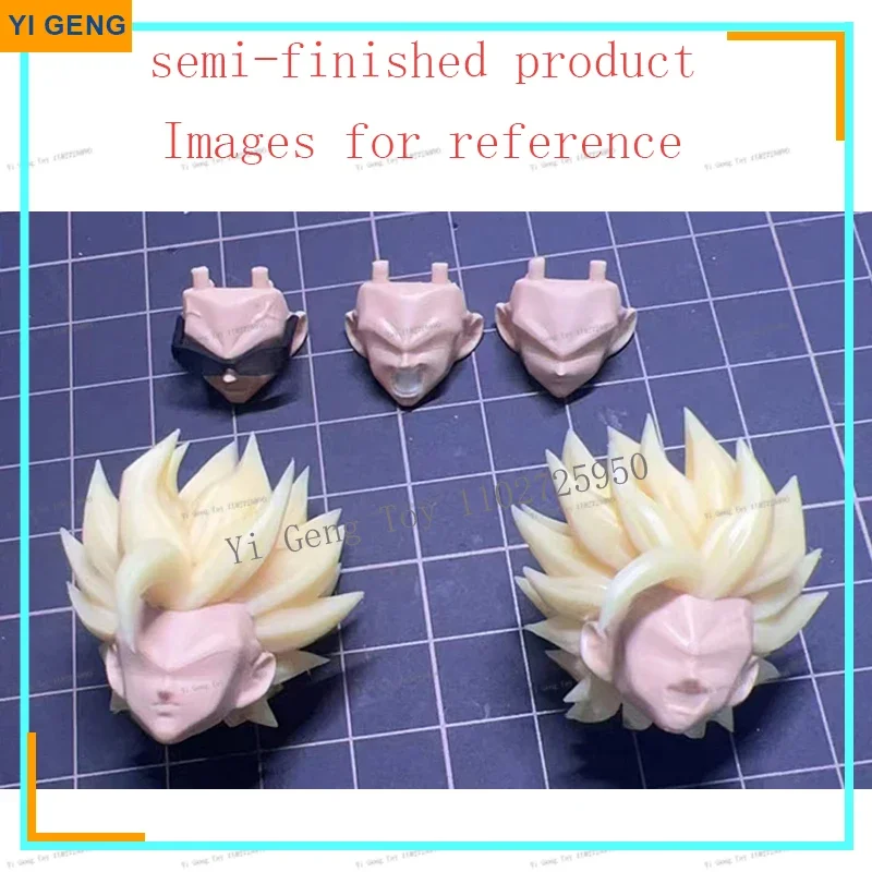 

In Stock Worm Dragon Ball Shf Super Saiya Ssj2 Gohan Heads Accessories Kit Anime Action Figure Statue Model Doll Toy Gift