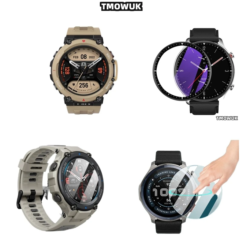 

For Amazfit GTR Cheetah Pro Active Edge Balance 2 Falcon 9H HD Anti - Scratch Tempered Glass Screen Shield Coat