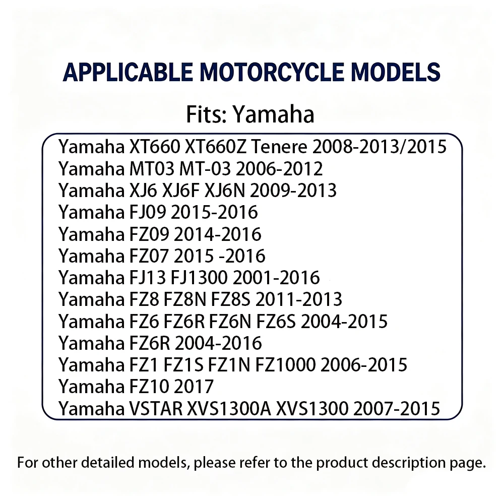 Motorcycle Ignition Key Switch Fuel Gas Cap Seat Lock Kit For Yamaha FZ6R 2004-2016 FZ1 FZ1S FZ1N FZ1000 FZ10  XVS1300A XVS1300