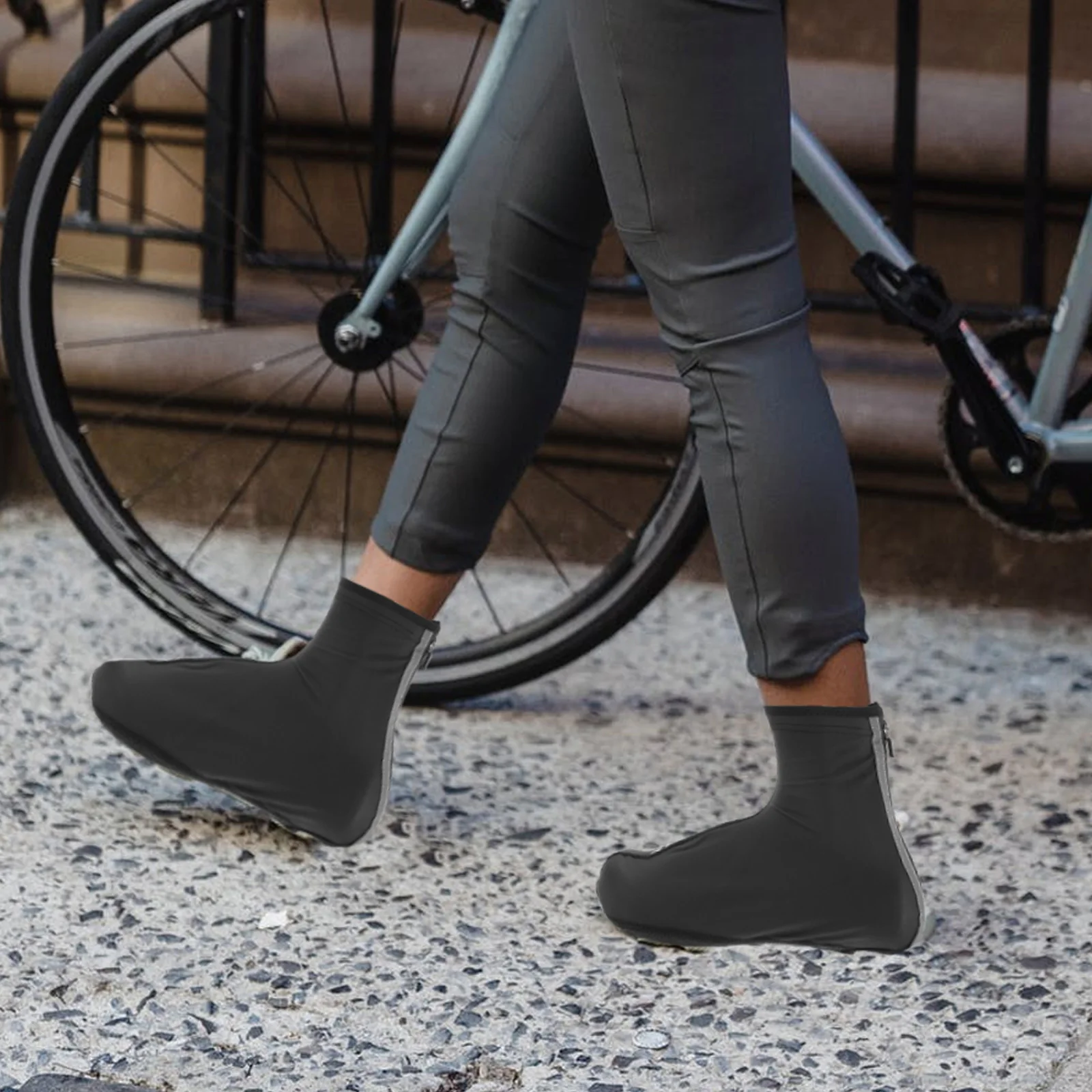 

Чехлы Водонепроницаемая и теплая обувь для верховой езды на открытом воздухе Изолированная ветрозащитная нескользящая детская обувь