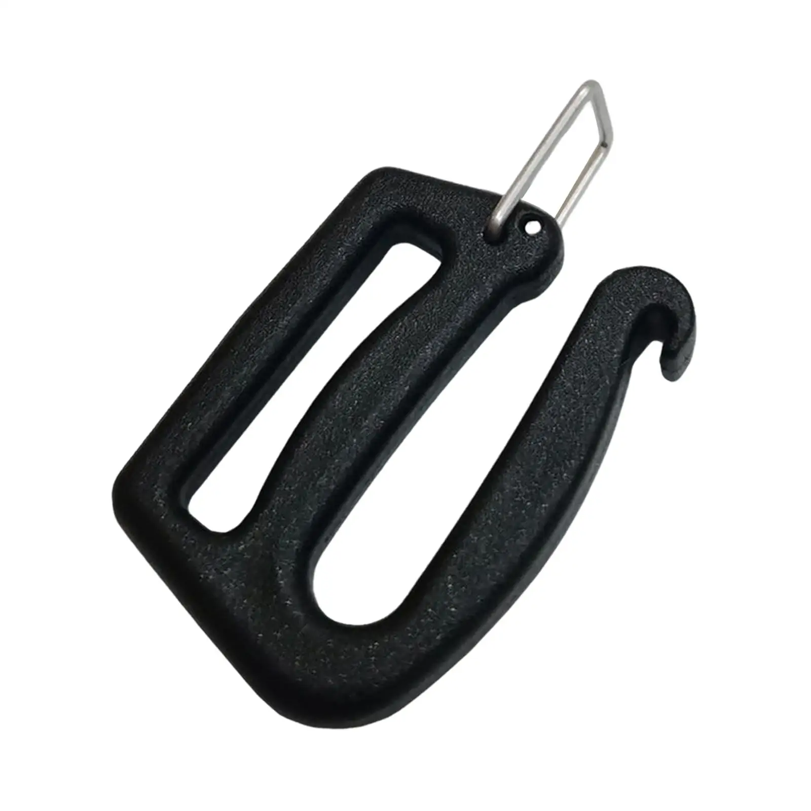 G Hook Webbing Buckles Black DIY Heavy Duty 1 inch Belt Clips Backpack Bag Clips for Backpack Luggage Sack Outdoor Survival Bag