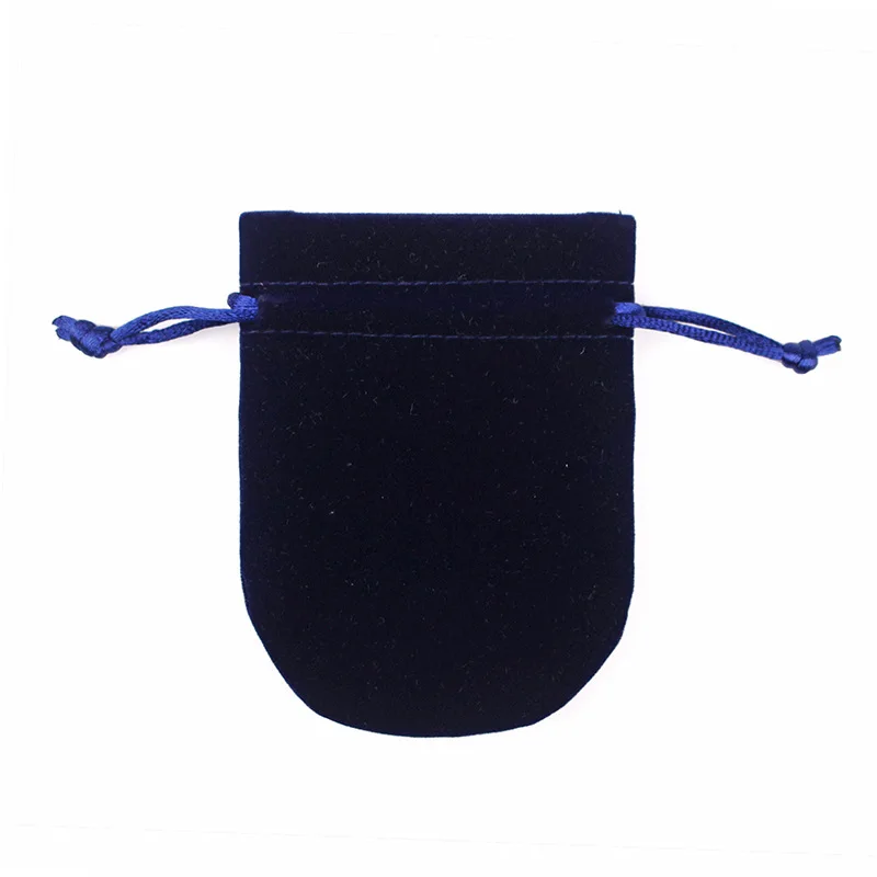 200pcs/lot 8x10cm Round Bottom Velvet Jewellery Gift Bag Cosmetic Storage Drawstrings Pouches Can Be Customized Logo