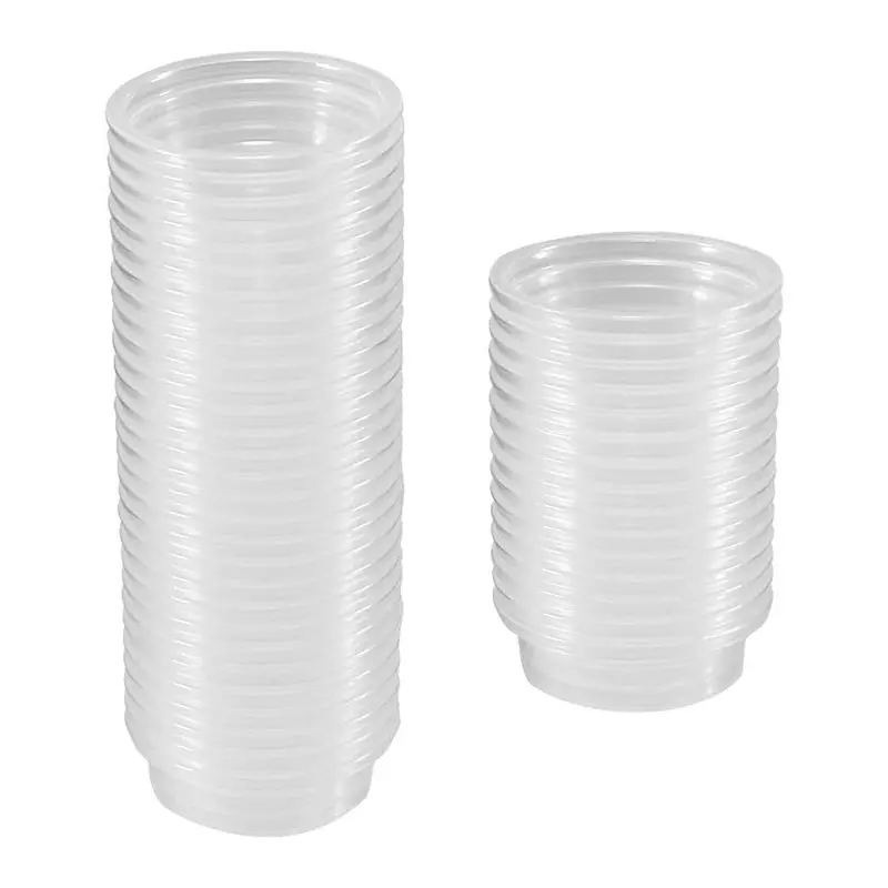 Crested Gecko Food And Water Feeding Cups(120 Pcs), Reptile Feeder Bowls, For Lizard And Other Small Pet Ledge Supplies