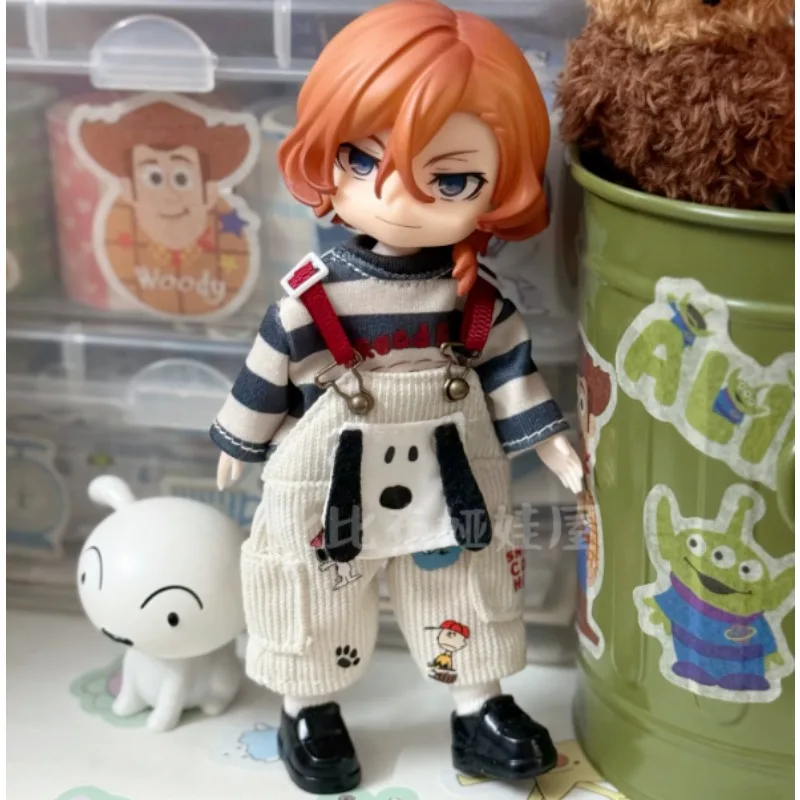 

なかはら ちゅうや Nakahara Chuuya Cosplay Doll 1/12 Bjd Handmade Clothes Water Sticker Faceplates Anime Game Cosplay Toy
