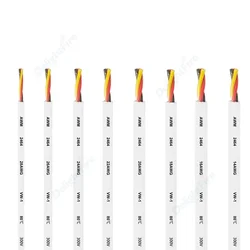 12V Car Automotive Wire UL2464 28 26 24 22 20 18 16 14 AWG LED Extension Cable 2 3 4 Core Flexible Wire For RGB CCT LED Stripes
