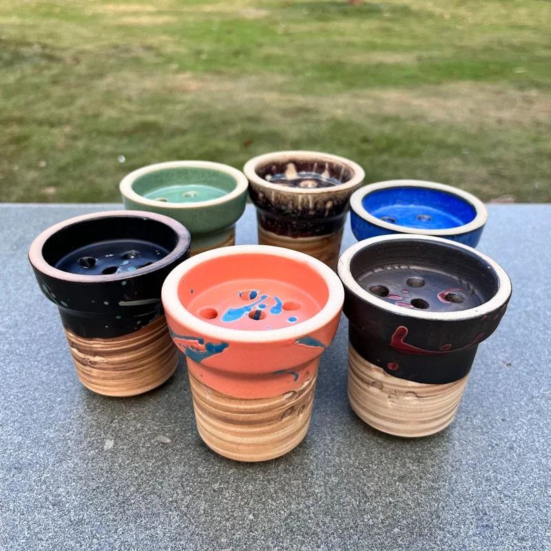 

Новый многоцветный кальян, кальян, табачная керамическая чаша, чича Cachimbas Nargile Sheesha, аксессуары для курения, случайные