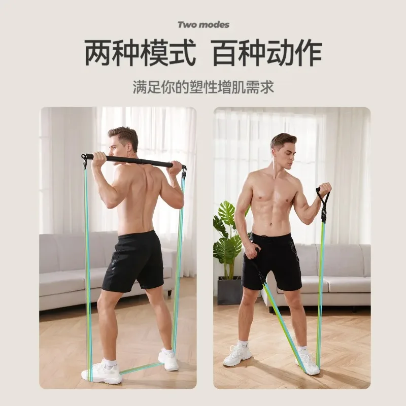 Latex Resistance Band Set Stretching Rope for Yoga Pilates Arm Strength Training Home Gym Workout Sports Fitness Accessories