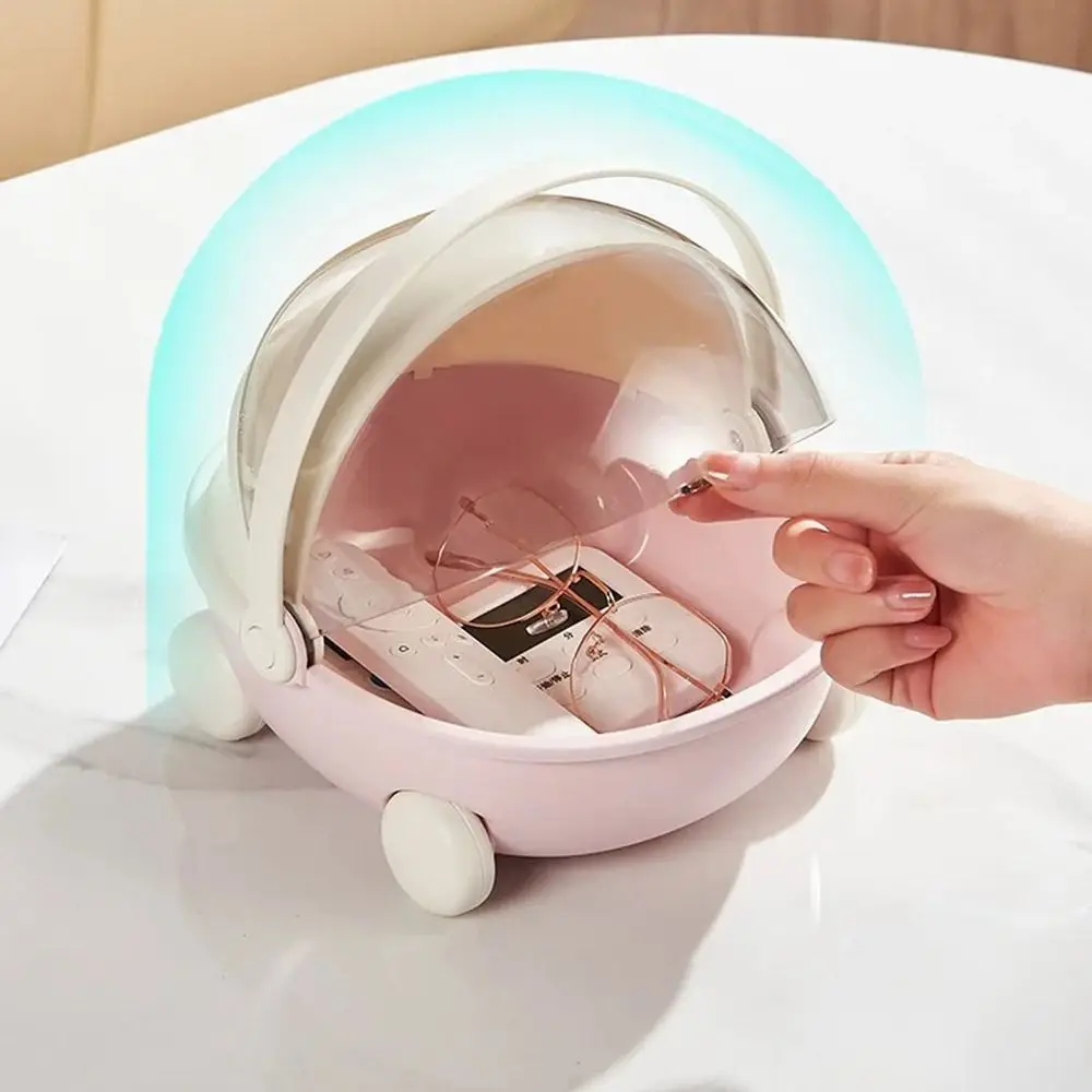 Home Decor Cute Baby Cradle Shape Desktop Storage Box Doll Baby Bed for Labubu Storage Container Storage Trunks