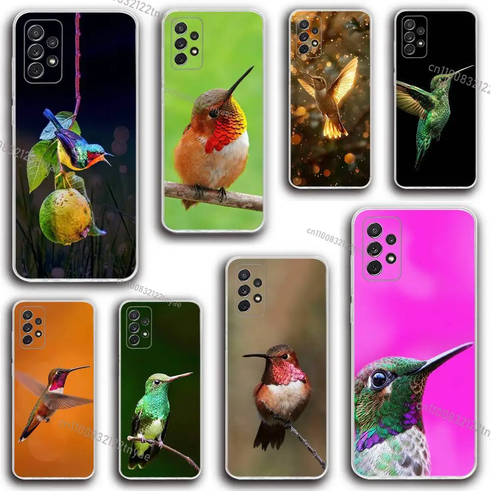 

Cute and interesting kingfisher Phone Case Silicone For Samsung S30,23,21,22,20 FE lite,S10,9,PIus Note20ultra Soft Transparent