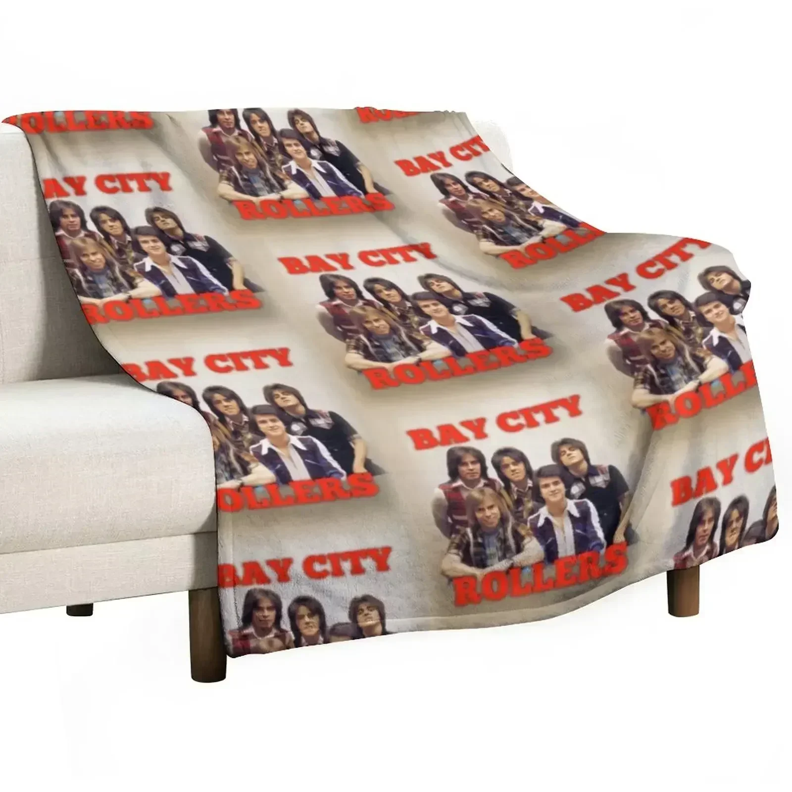 

Bay City Rollers, Music Legends Throw Blanket Stylish Decor Blanket Gift for Friends Roommate