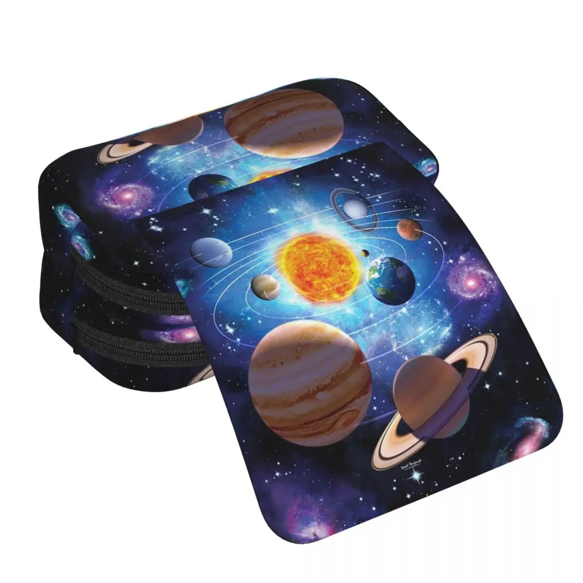 Solar System Space Planets Universe Pencil Case for Boys Girls School Pen Box Pencil Bag Stationery Supplies Pen Holder Bag