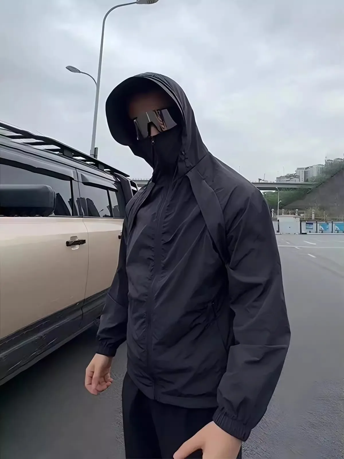 

Men's Ice Silk Qui Dry Slim Fit Summer Cool Feeling Hat Outdoor Sports Thin Outerwear Sun Protection Clothing Faionable C...
